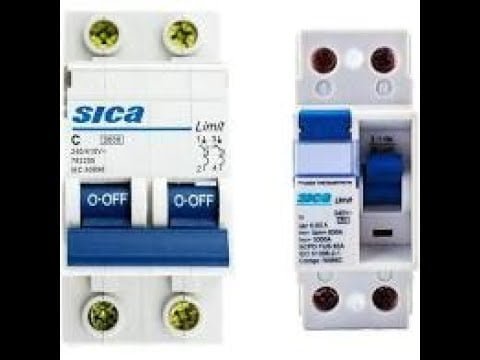 Medidor de luz y llave térmica juntos