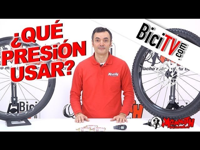Presión ideal de las ruedas de bicicleta