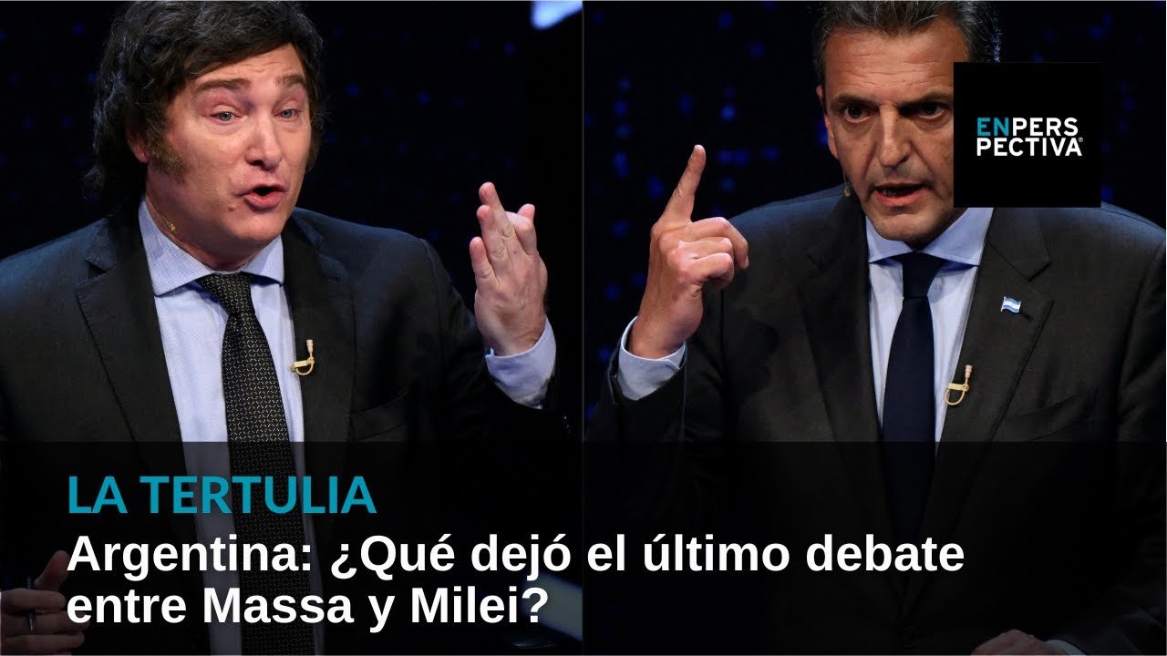 A qué hora y dónde ver el debate entre Milei y Massa 1 a que hora y donde ver el debate entre milei y massa
