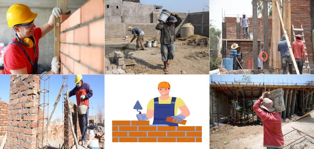 Cuánto cobra un albañil por metro cuadrado de piso 2023 2 Albañil trabajando en una construcción moderna