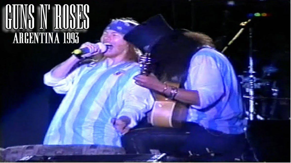 axl y slash vistiendo la albiceleste