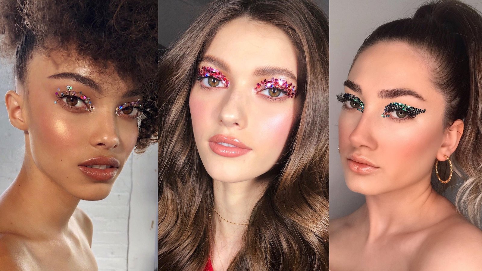 como aplicar maquillaje con brillos en los ojos para un look impactante