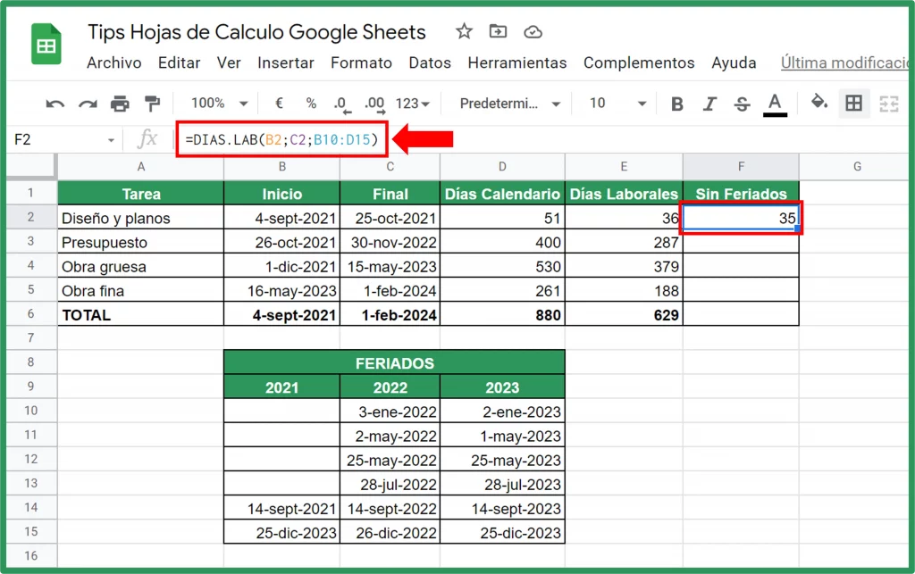 Cómo calcular el contador de días entre fechas de manera fácil 1 como calcular el contador de dias entre fechas de manera facil