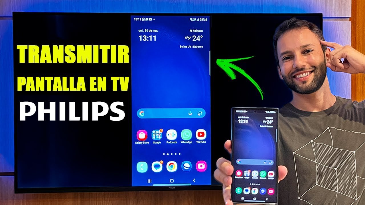 como compartir pantalla con un televisor philips facilmente