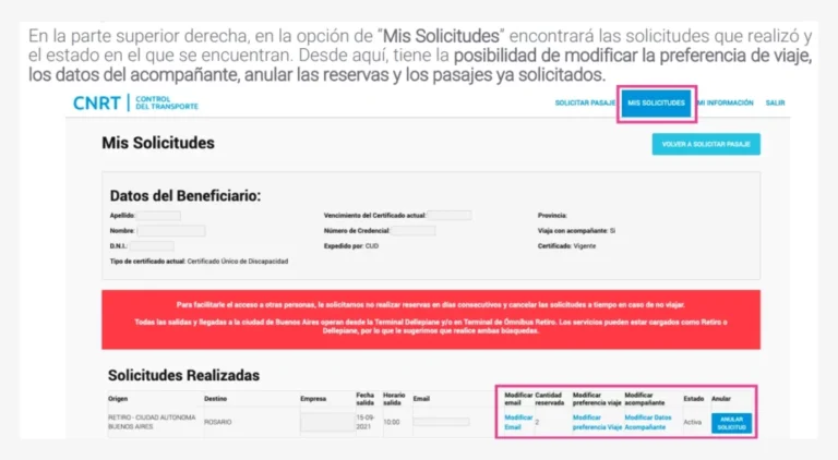 Cómo comprar pasajes para discapacitados en Flecha Bus 6 Cómo comprar pasajes para discapacitados en Flecha Bus