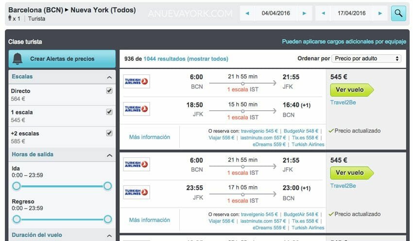 como conseguir boletos de avion baratos a nueva york
