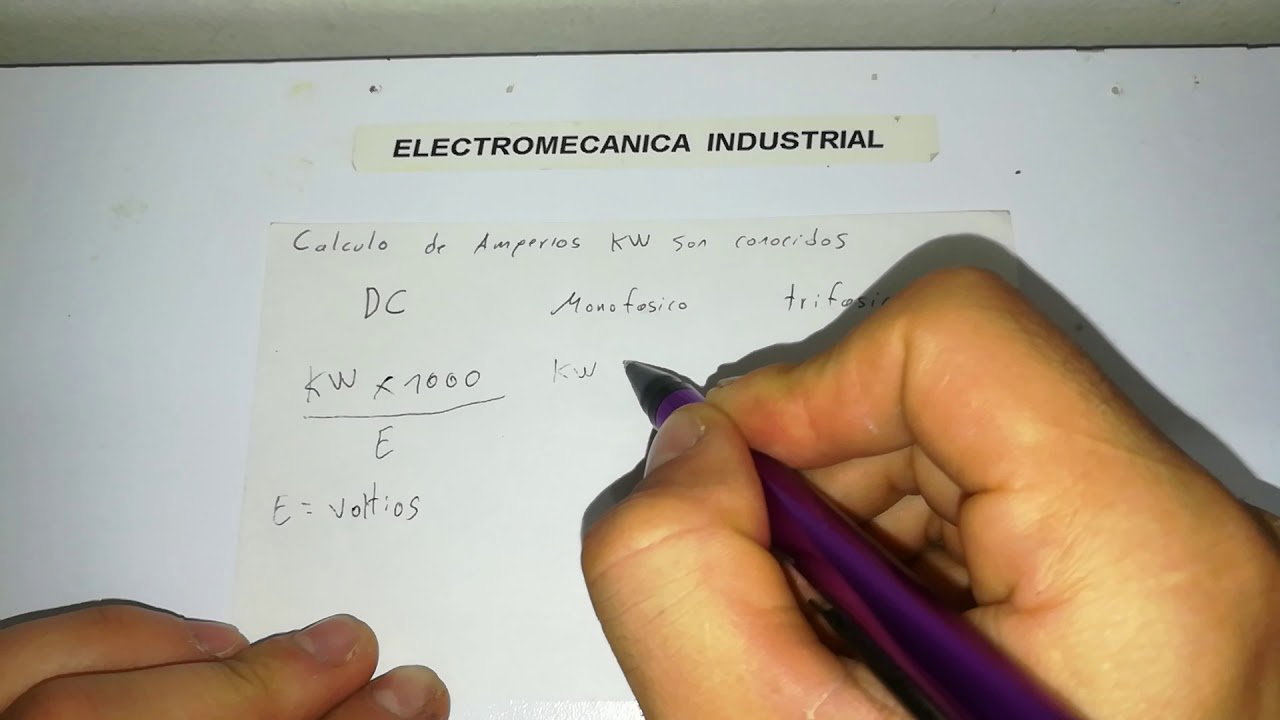 Cómo convertir kilovatios (kW) a amperios (A) con una tabla 1 como convertir kilovatios kw a amperios a con una tabla
