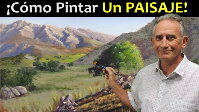 Cómo crear paisajes impactantes con pintura acrílica en tus obras 2 Cómo crear paisajes impactantes con pintura acrílica en tus obras