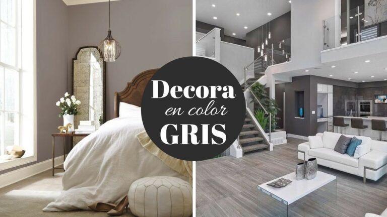 Cómo decorar el interior de casas pintadas de color gris 4 Cómo decorar el interior de casas pintadas de color gris