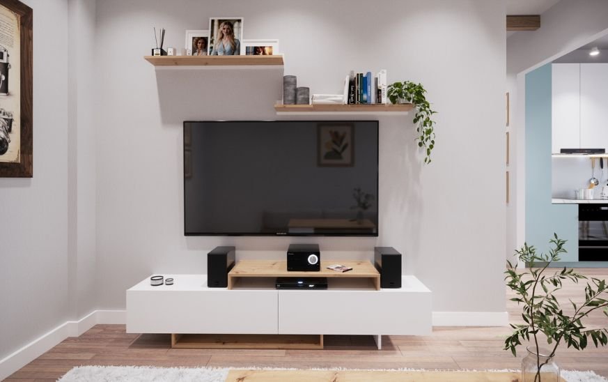 Cómo elegir los mejores estantes flotantes de madera para TV en tu hogar 1 como elegir los mejores estantes flotantes de madera para tv en tu hogar