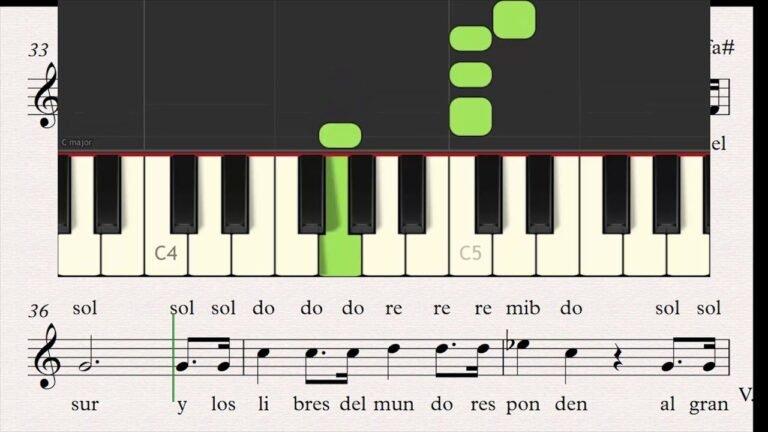 Cómo enseñar el himno nacional argentino en piano a un niño 2 Cómo enseñar el himno nacional argentino en piano a un niño