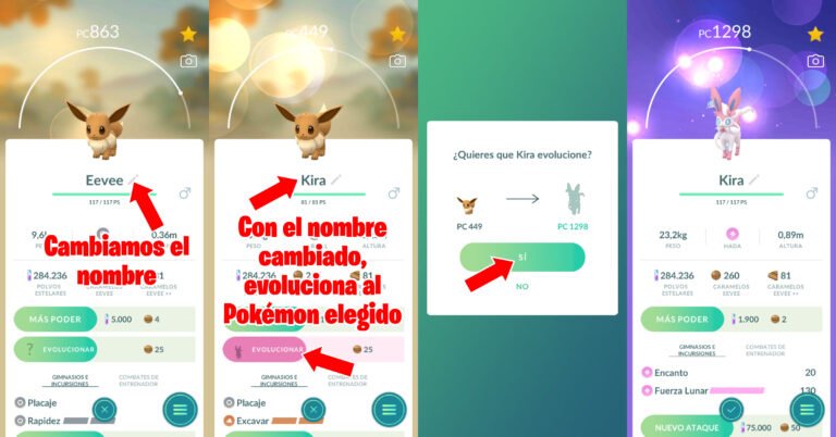Cómo evolucionar a Eevee en Pokémon Go y qué opciones tienes