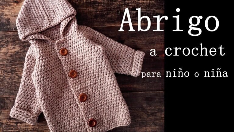 Cómo hacer abrigos tejidos para niña con patrones sencillos y bonitos 6 Cómo hacer abrigos tejidos para niña con patrones sencillos y bonitos