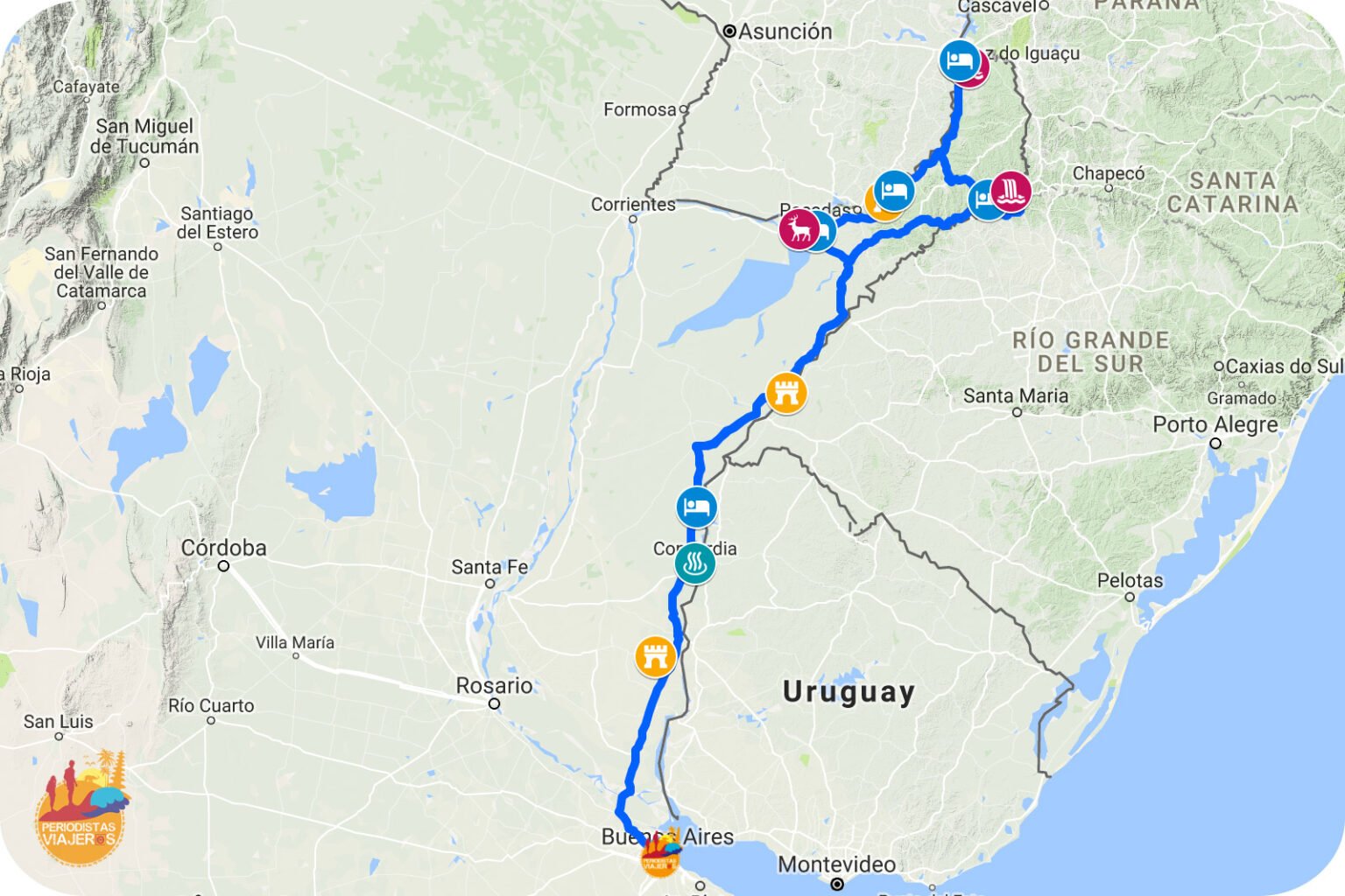 Cómo Llegar De Buenos Aires A Asunción Por La Ruta Más Corta