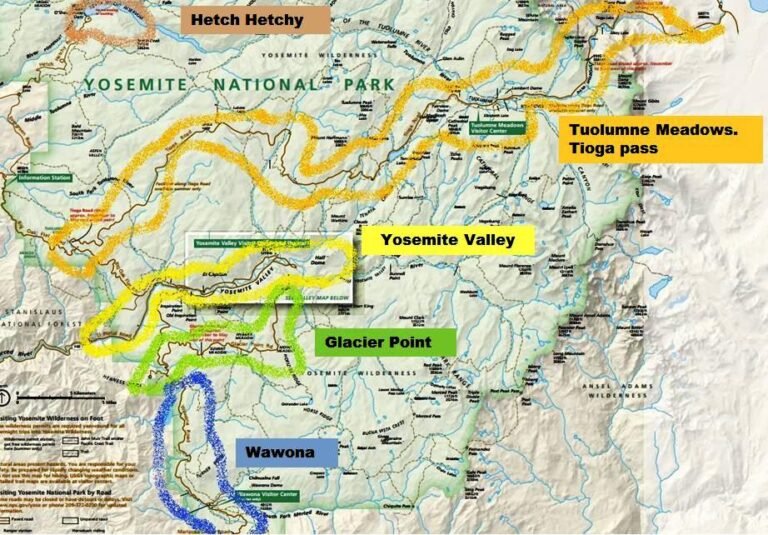 Cómo obtener el mapa del Parque Nacional Yosemite de forma gratuita