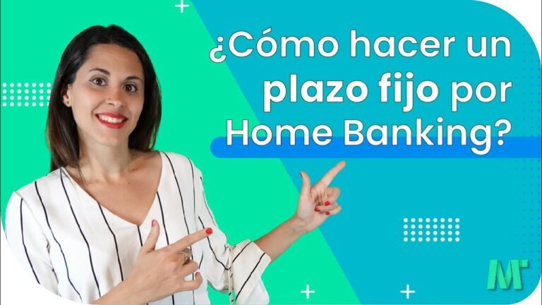 Cómo puedo agregar dinero a un plazo fijo desde mi home banking