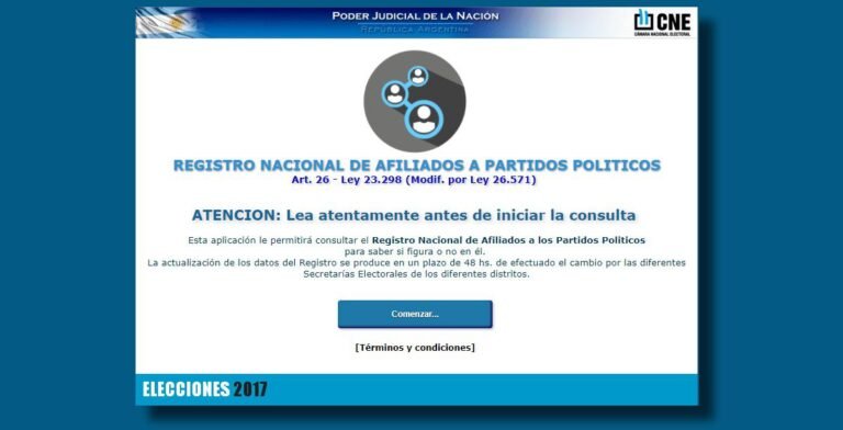 Cómo puedo averiguar a qué partido político estoy afiliado en Argentina 7 Cómo puedo averiguar a qué partido político estoy afiliado en Argentina