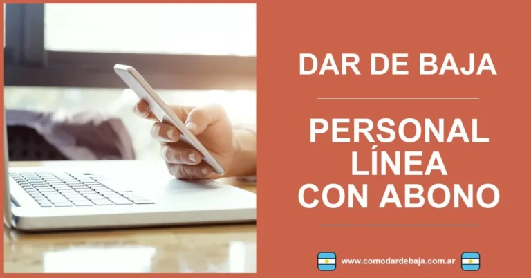 Cómo puedo dar de baja mi plan personal fácilmente