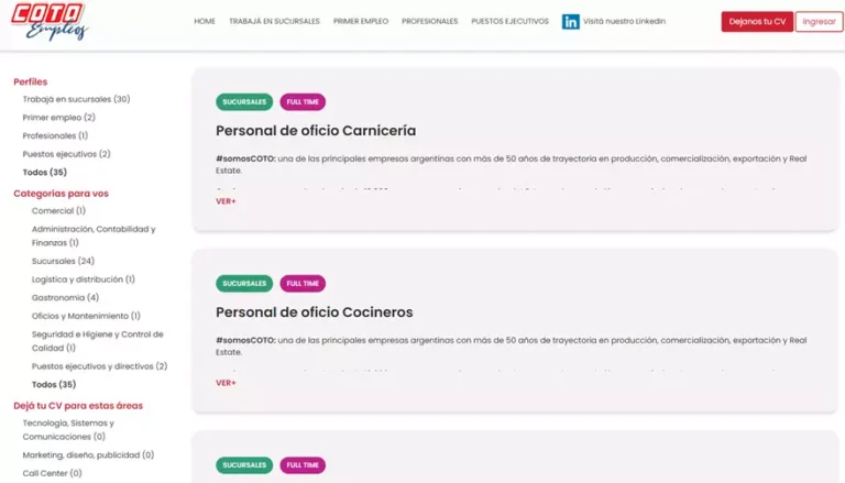 Cómo puedo dejar mi CV en Coto para trabajar allí 5 Cómo puedo dejar mi CV en Coto para trabajar allí