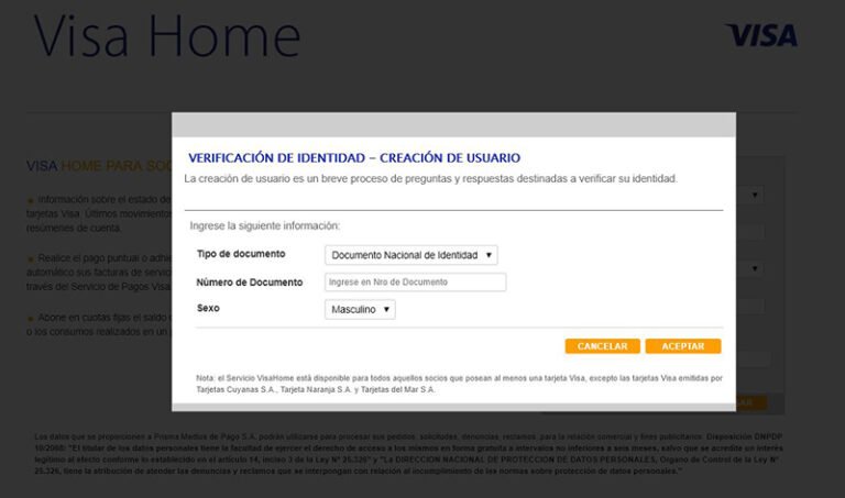 Cómo puedo realizar el registro en Visa Home para mis servicios 2 Cómo puedo realizar el registro en Visa Home para mis servicios