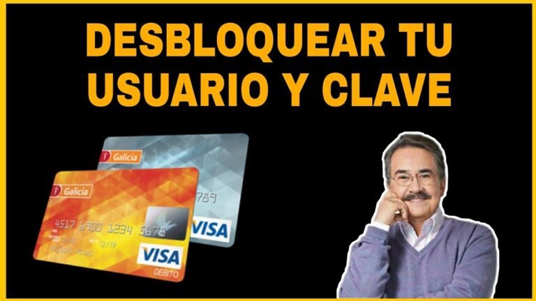 Cómo puedo recuperar mi clave y usuario del banco Galicia
