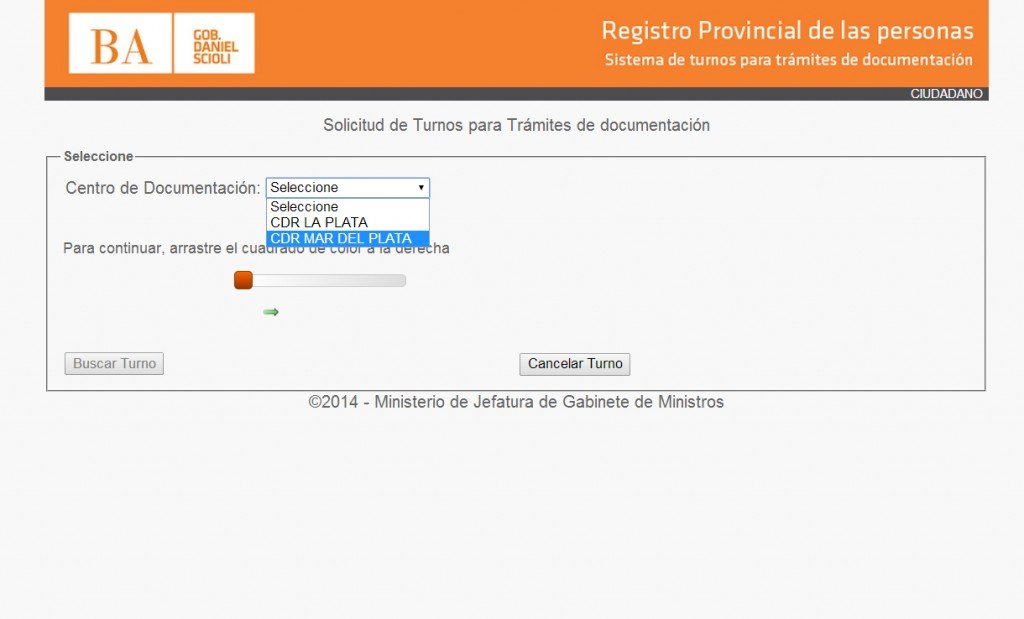 como sacar turno para el dni en mar del plata en el registro de las personas