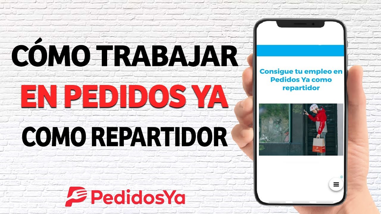 como ser un repartidor de pedidosya
