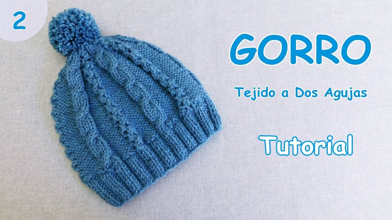como tejer gorros a dos agujas para ninos de forma sencilla