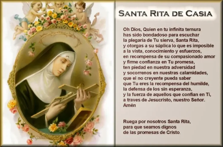 Cuál es la oración a Santa Rita para resolver casos difíciles 3 Cuál es la oración a Santa Rita para resolver casos difíciles