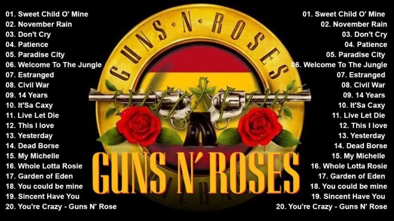 Cuáles son las canciones del CD Greatest Hits de Guns N’ Roses
