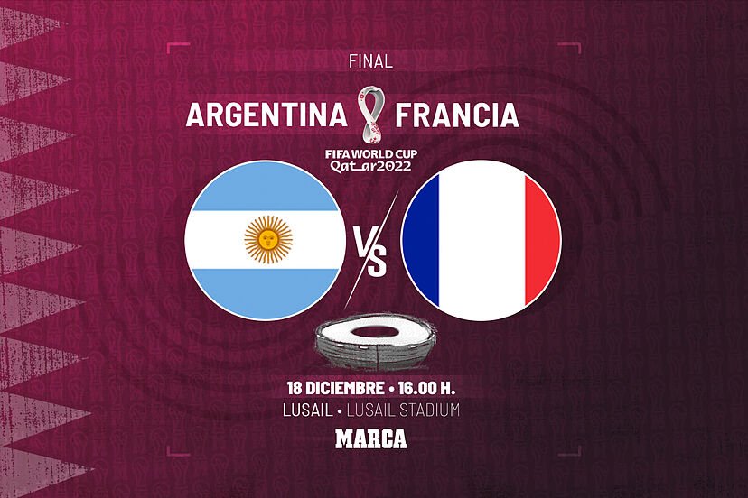 cuando y a que hora se juega la final argentina vs francia