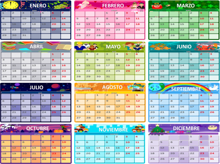 Cuántos días tiene cada mes del calendario y por qué 7 Cuántos días tiene cada mes del calendario y por qué
