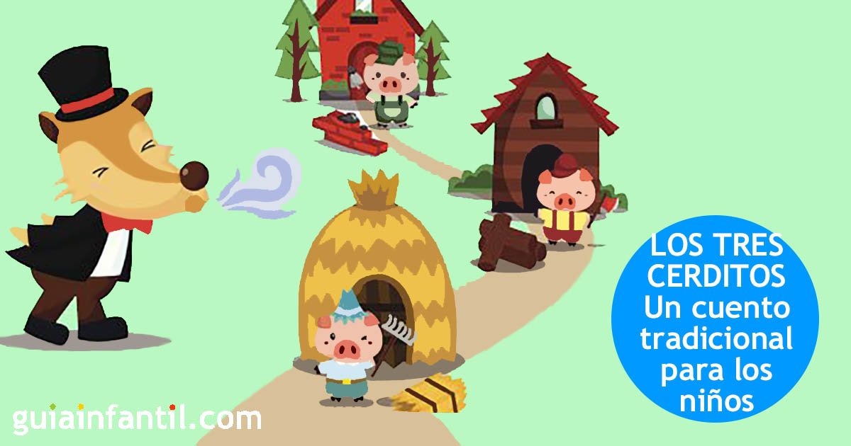 De qué trata el cuento de los tres cerditos y el lobo 1 de que trata el cuento de los tres cerditos y el lobo