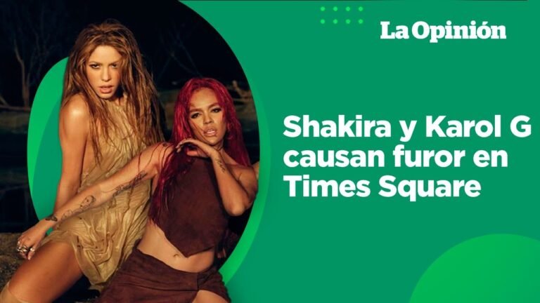 De qué trata el nuevo tema de Shakira y Karol G que está causando furor