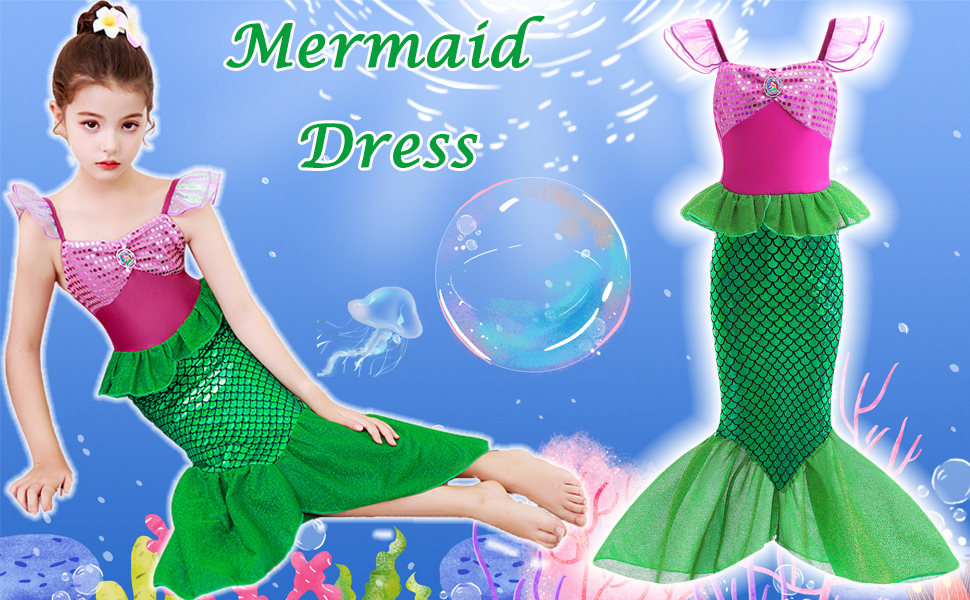 Dónde comprar el vestido de Ariel la Sirenita para niñas 1 donde comprar el vestido de ariel la sirenita para ninas