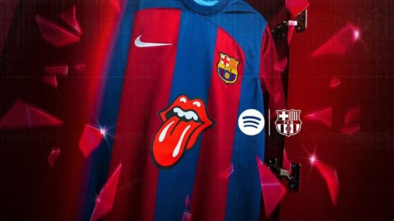 Dónde comprar la camiseta del FC Barcelona con diseño de Rolling Stones 2 Dónde comprar la camiseta del FC Barcelona con diseño de Rolling Stones