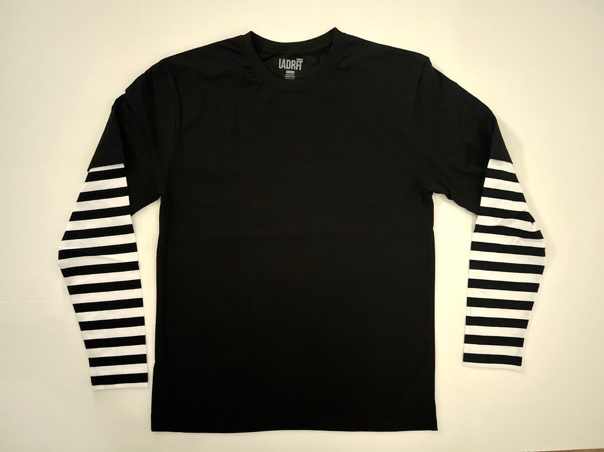 donde comprar remeras rayadas blancas y negras para hombre 1