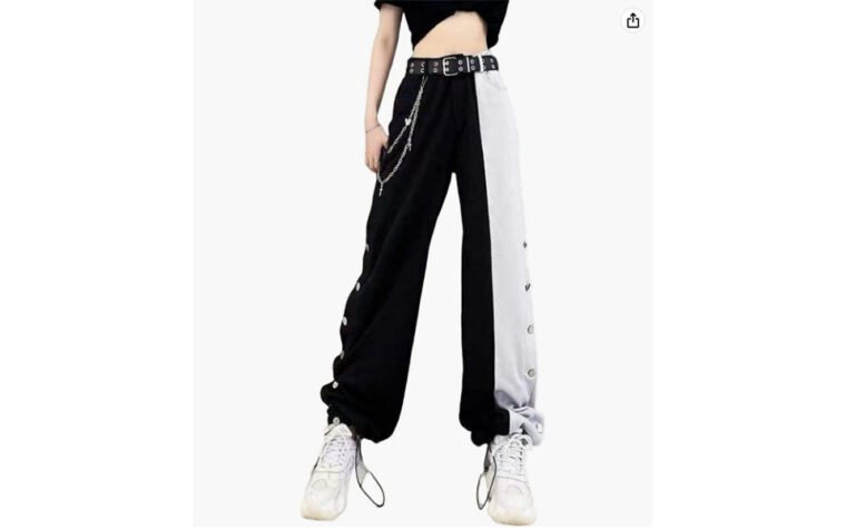 Dónde comprar un pantalón de dos colores blanco y negro