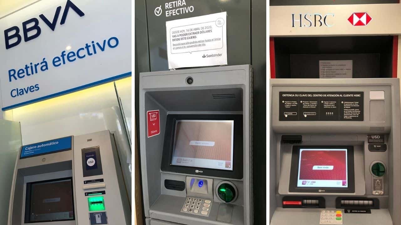 donde encontrar cajeros automaticos para retirar dolares en argentina