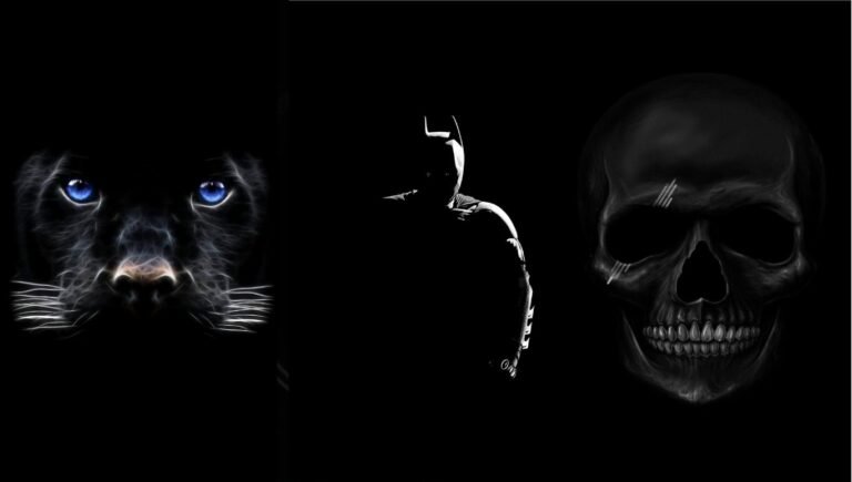 Dónde encontrar fondos de pantalla negros en HD para mi celular