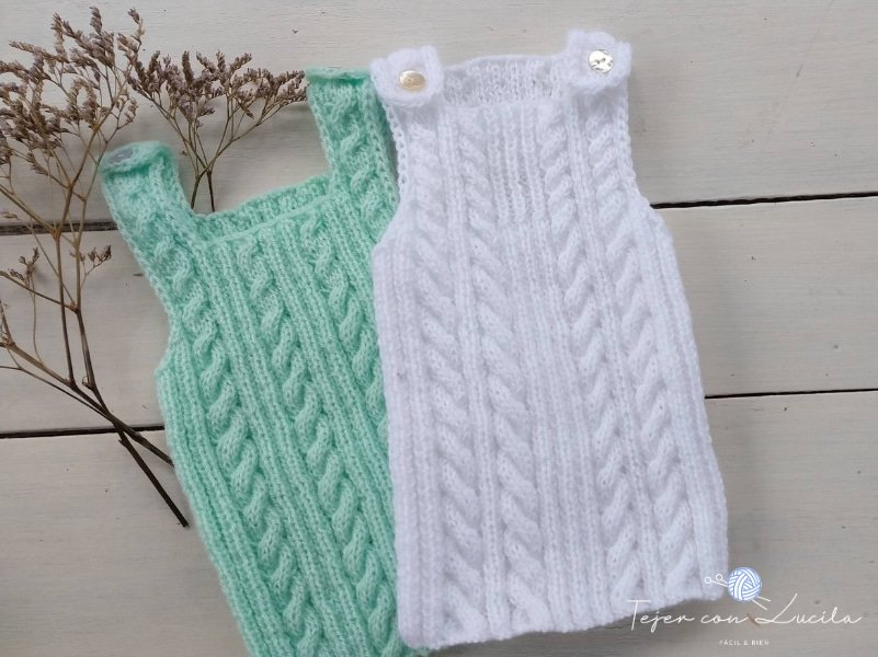 donde encontrar los mejores chalecos de bebe tejidos a mano