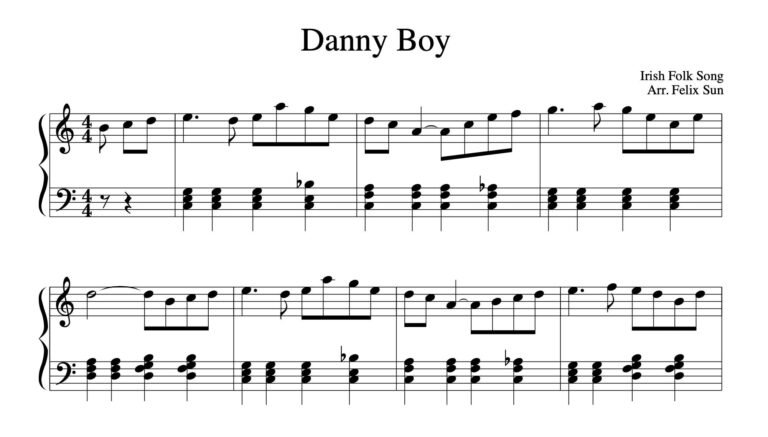 Dónde puedo encontrar las partituras de "Danny Boy" para piano 2 Dónde puedo encontrar las partituras de «Danny Boy» para piano