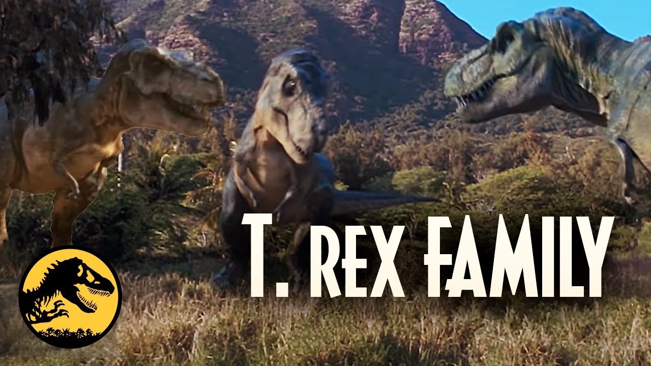 donde puedo ver a t rex en jurassic world y su historia