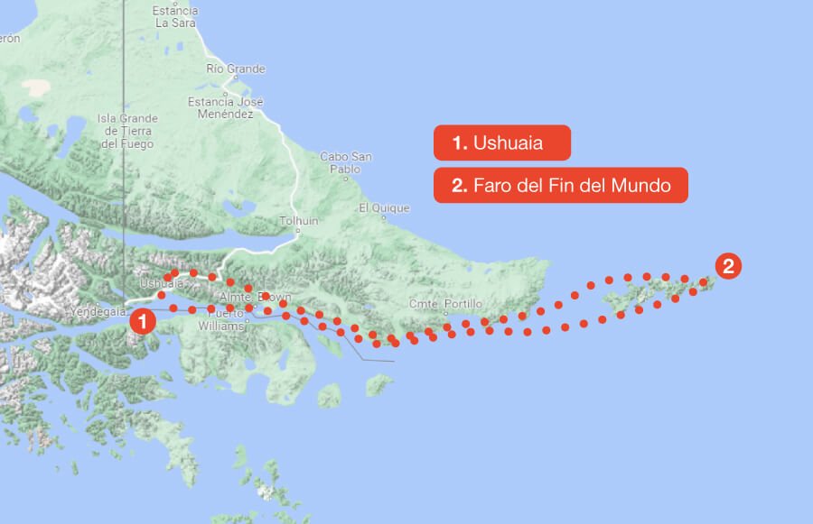 Dónde se encuentra el Faro del Fin del Mundo en la Isla de los Estados 1 donde se encuentra el faro del fin del mundo en la isla de los estados