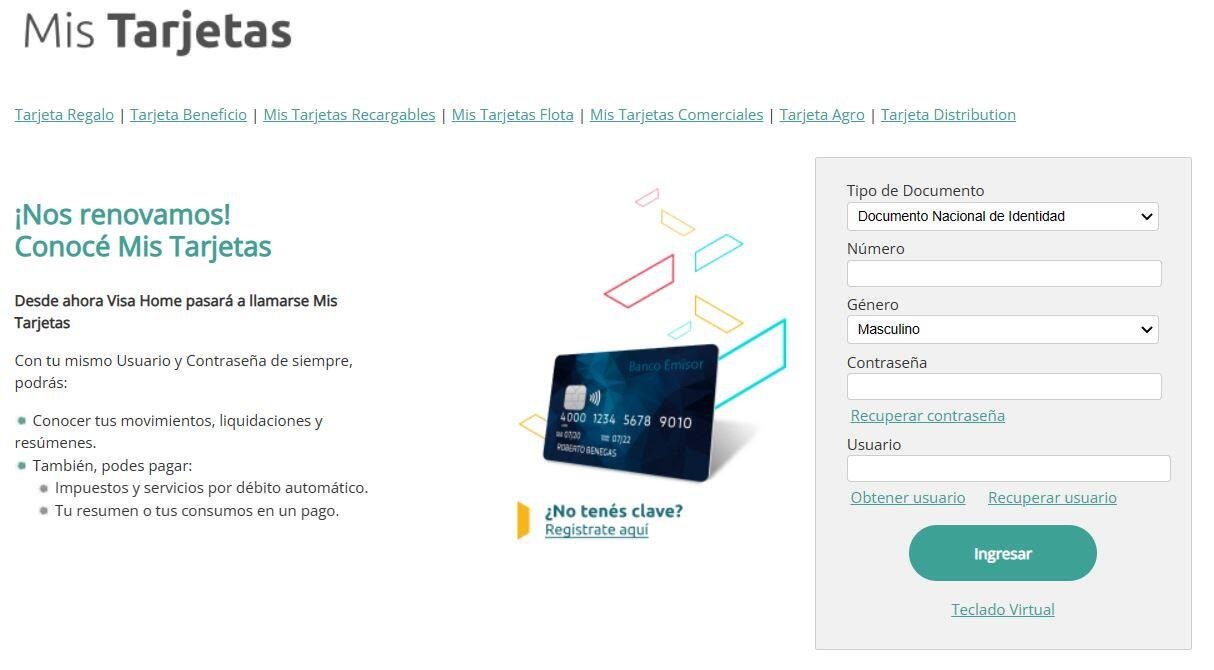 en que consiste la visa home para socios del banco provincia