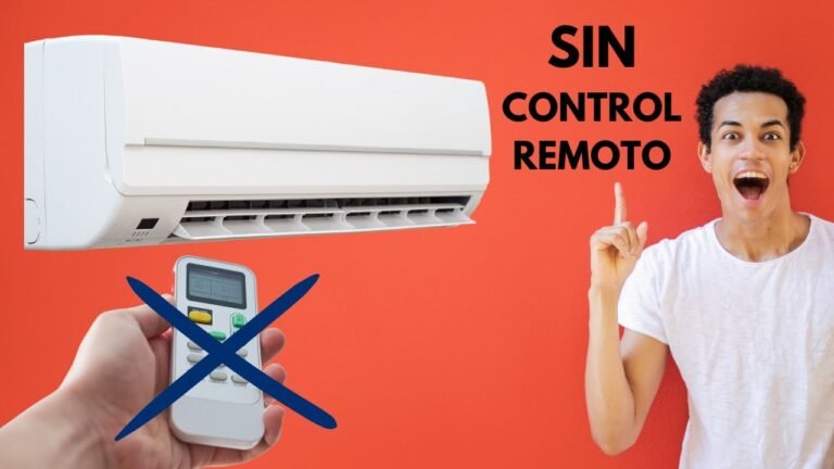 Es posible utilizar un aire acondicionado sin su control remoto