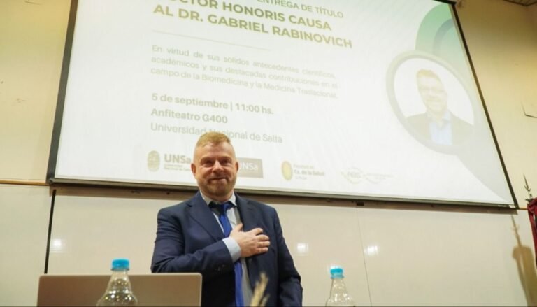 Gabriel Rabinovich ganó el Premio Nobel de Medicina