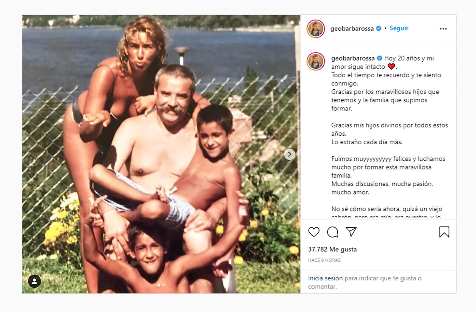 Por qué asesinaron al esposo de Georgina Barbarossa 1 por que asesinaron al esposo de georgina barbarossa