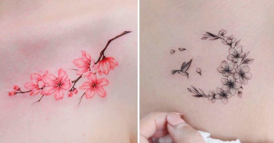 Por qué elegir un tatuaje de sakura o flor de cerezo 1 por que elegir un tatuaje de sakura o flor de cerezo