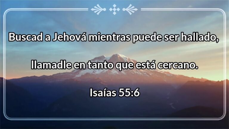 Por qué es importante buscar a Jehová mientras pueda ser hallado
